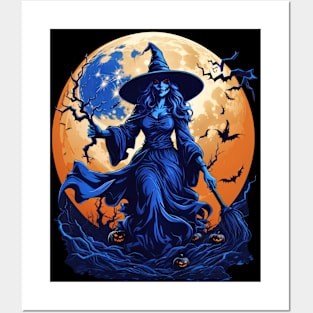 Halloween Bewitching Witch Posters and Art